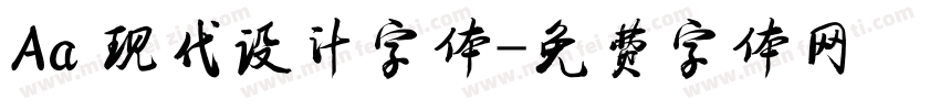 Aa 现代设计字体字体转换